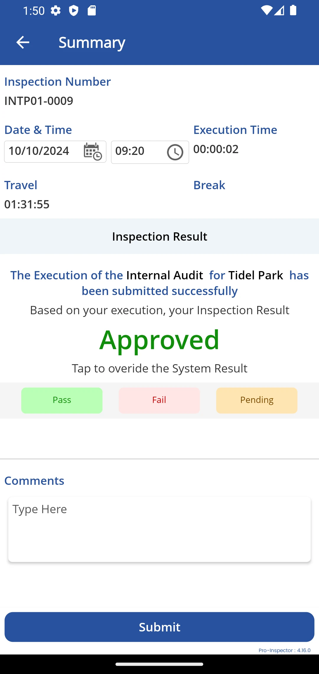 Pro-Inspector screenshot