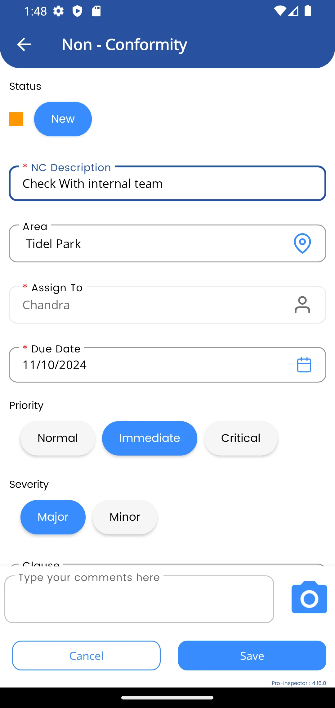 Pro-Inspector screenshot